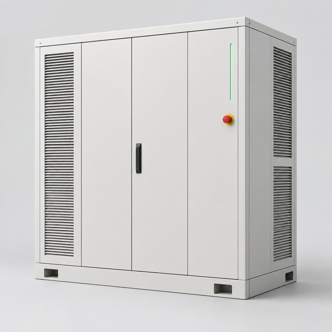 Unbranded modular outdoor battery energy storage cabinet